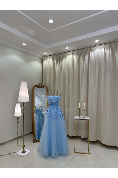 vanus fashion فستان سهرة طويل ( 3 الوان ) 4008