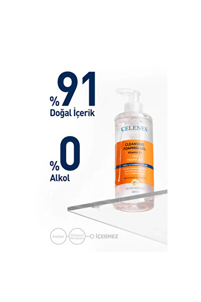 Celenes Sea Buckthorn Yüz Yıkama Jeli Yağlı ve Karma Ciltler 250 ml