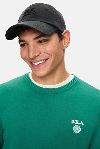 UCLA Fortuno Black Baseball Cap Embroidered - Unisex Hat