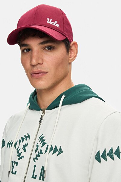 UCLA Jenner Bordo Baseball Cap Nakışlı - Unisex Şapka