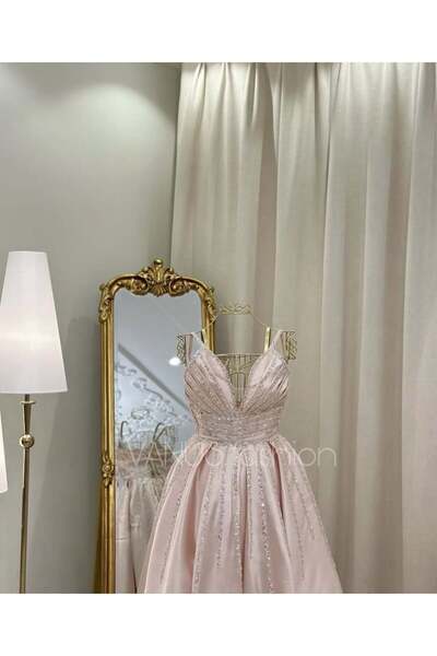 vanus fashion فستان سهرة طويل ( 3 ألوان ) 3954