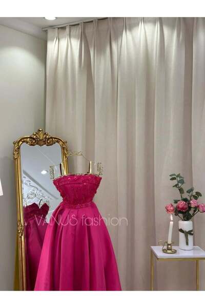 vanus fashion فستان سهرة طويل 3995