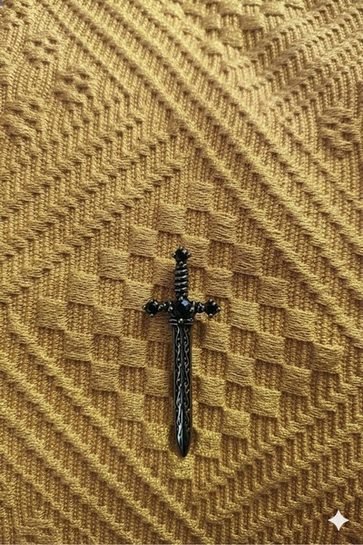 Gogoey Kılıç Çubuk Sade Metal Kolye Ucu