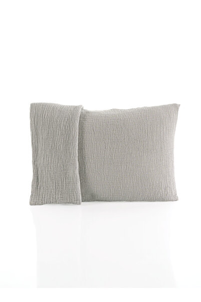 MYLASA HOME غطاء وسادة MylasaHome مصنوع من القطن بنسبة 100% مكون من طبقتين و4...