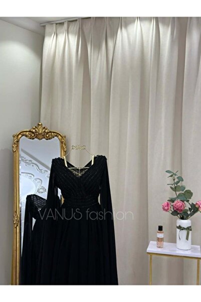 vanus fashion فستان سهرة طويل 3999