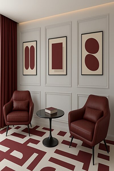 MİVA KONSEPT DEKORATİF BOYANABİLİR DUVAR ÇITASI- 6 LI HAZIR ÇERÇEVE SETİ (SET...