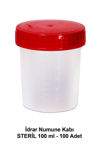 ATEL-SAN İdrar Numune Kabı Steril-100 Ml – 100 Adet