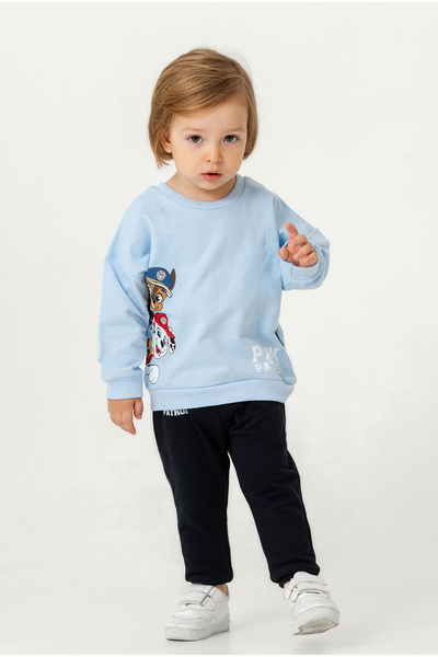 Chicsy Baby Pamuklu Paw Patrol Baskılı Tatlı Unisex Bebek&çocuk 2'li Alt Üst ...