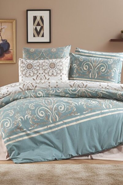 oabhome Autentičan Bračni Čaršav komad Set posteljine Ranforce 4 komada