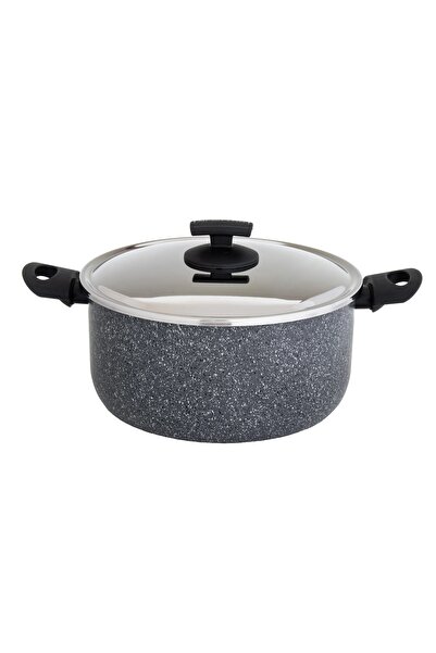 Newflon Granite pot with lid 26 cm