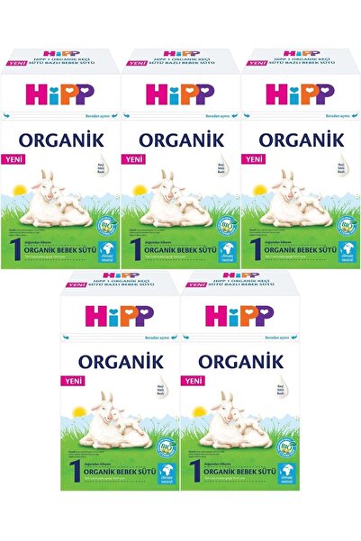 Hipp Organik Keçi Sütü Bazlı Devam Sütü 400GR No:1 (0-6 Ay) (5 Li Set)