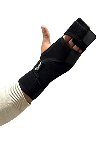 MEDİWAYS El Bilek Dört Parmak Ateli ÇİFT TARAFLI STANDART BEDEN KIRIK İNCİNME PARMAK UCUNA KADAR