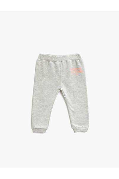 Koton Bedruckte Jogger-Jogginghose mit elastischem Bund