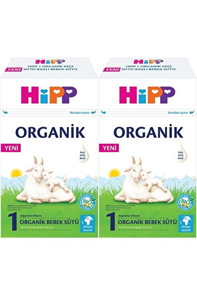 Hipp Organik Keçi Sütü Bazlı Devam Sütü 400GR No:1 (0-6 Ay) (2 Li Set)