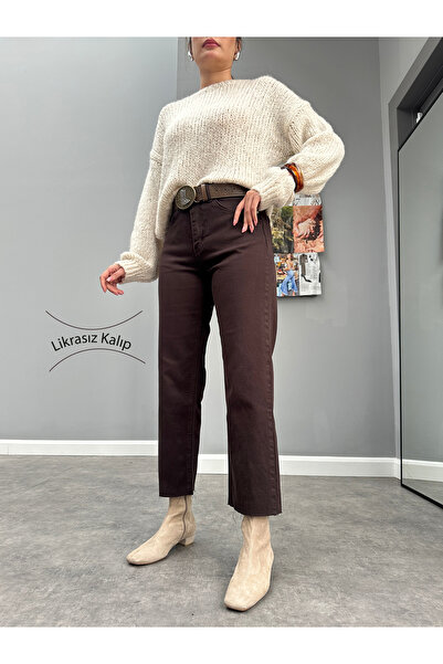 ESRAHELVACI Гіркий кави Пача Кесік Орж Джинси