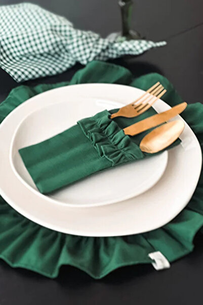 KaiHome Mossy Lan futrola za viljušku, kašiku i nož sa 3 odjeljka 4kom