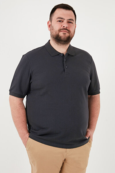 Buratti Cotton Regular Fit Large Size Polo Neck T Shirt Men's POLO Neck T SHI...