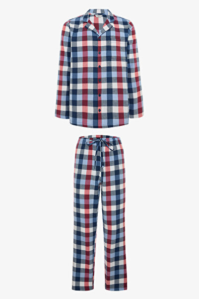 Penti Plaid Men's Shirt Pajama Set