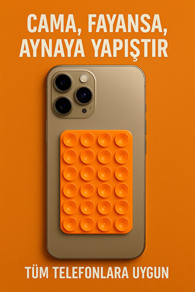 Case collection Telefon Tutucu Vantuz Slikon Vakumlu Cep Telefonu İçin Yapışk...