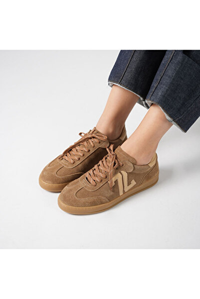 Ametist Elio Sigaro Suede Women's Sneaker – Real Leather, New Season Autumn/W...