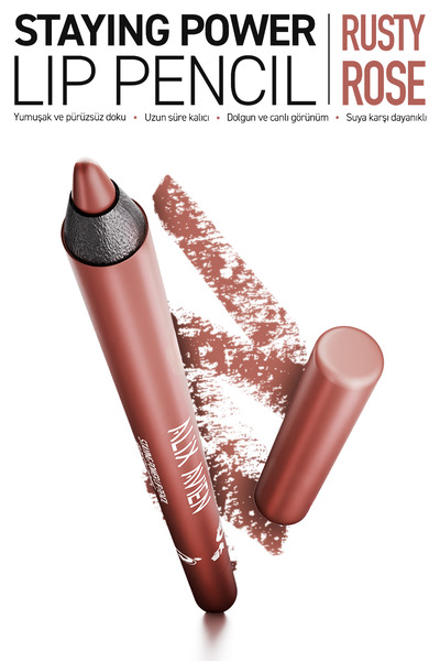 Alix Avien Suya Dayanıklı Uzun Süre Kalıcı Yumuşak Dudak Kalemi - Staying Pow...