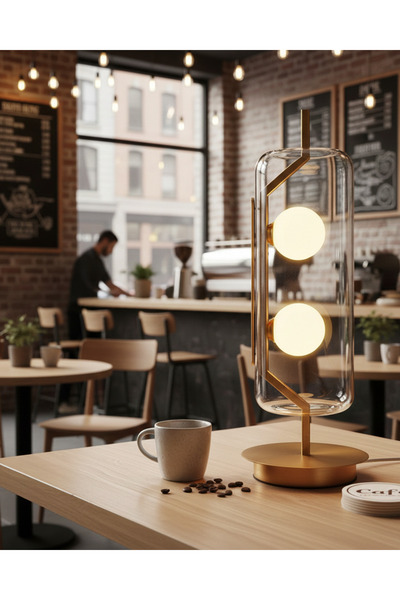 Özcan Aydınlatma Özcan Aydınlatma 3436-Ml-03 Ponni Masa Lambası Sarı