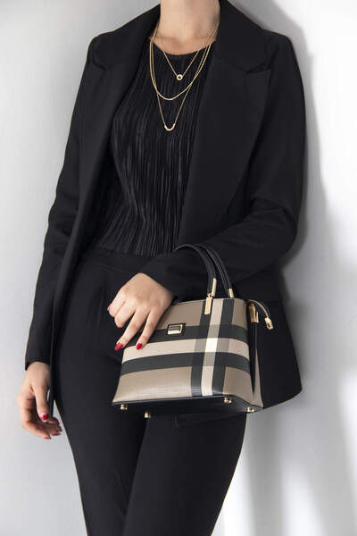 Silver Polo حقيبة يد وحقيبة كروس نسائية 987