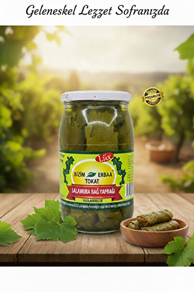 Bizim Erbaa Tokat Salamura Bağ Üzüm Yaprağı Net 500gr I Haşlanmıştır