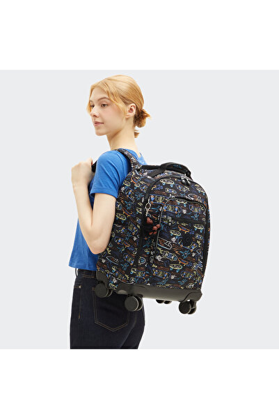 Kipling Unisex Tekerlekli Sırt Çanta KI467471M