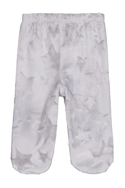 Minidamla Civil Baby Star Patterned 1-6 Months Single Bottom Baby - Gray 6-9 Months