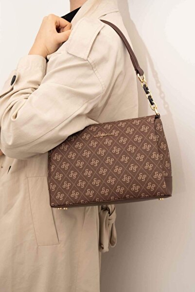 Silver Polo Kahve SP910 Kadın Çapraz Çanta