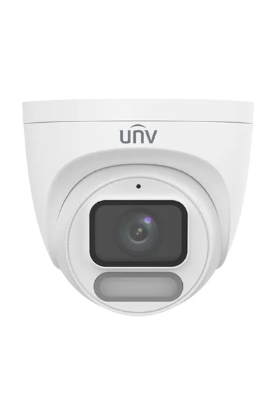 Uniview Cameră IP Wise-ISP ColorHunter, 4MP, 2.8mm, WL 30m, Microfon, PoE, Color 24/7 - IPC3624LE-ADF28K-WP-L