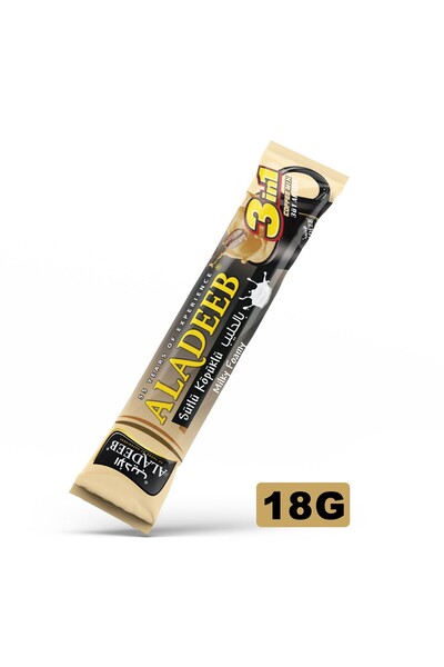 ALADEEB 3'ü 1 Arada Sütlü Köpüklü 48'li Fırsat Paketi Ekonomik Hazır Kahve