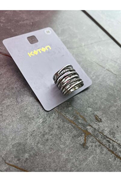 Koton خاتم إكسسوارات نسائي 6WAK70614AA فضي