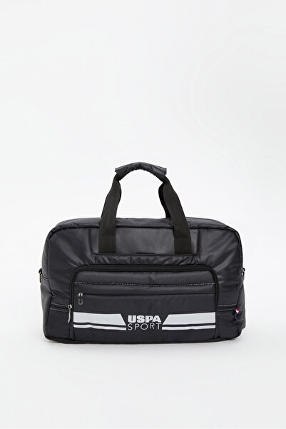 U.S. Polo Assn. حقيبة سفر سوداء للجنسين PLDUF23811