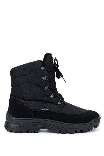 Tamer Tanca EFFETRE Erkek Deri & Tekstil Siyah Kar Botu