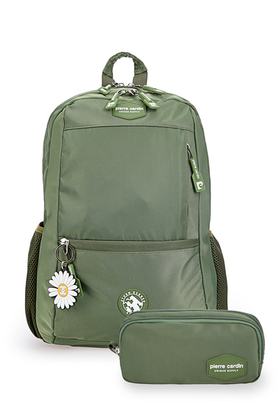 Pierre Cardin Unisex Okul Çanta Seti PCSET07PC100207-Yeşil