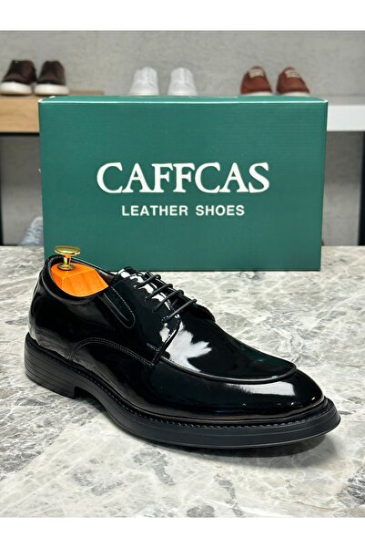 Caffcas Pantofi pentru bărbați, clasici, de zi cu zi, din piele naturală, nea...