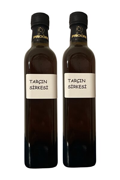 Proori Yıllanmış Tarçın Sirkesi Doğal Fermente Canlı Sirke 500 ml* 2 Adet (1000ml)