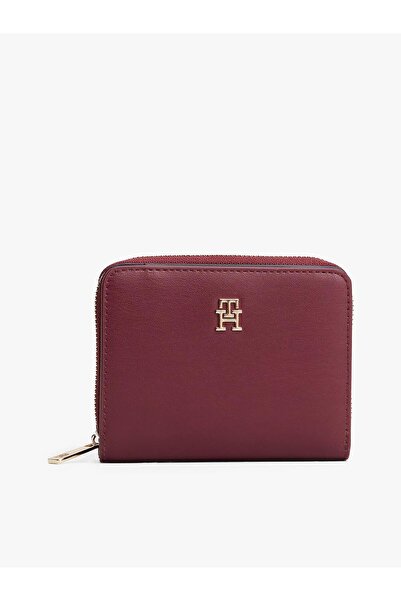 Tommy Hilfiger Th Icon Medium Zippered Cover Women's Purple Wallet Aw0Aw17742Vlp