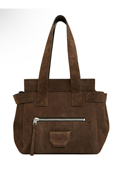 AllSaints Perez Leather Shoulder Tote Bag