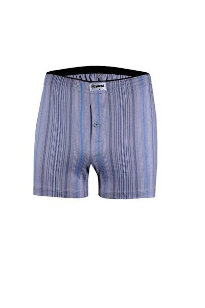 YILDIZ 43 Мъжки 100% памучни боксерки с лента от хавлия в талията, на райета,...