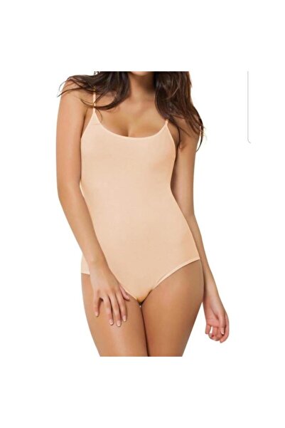 Yıldız İç Giyim Yıldız 2058 Kadın İp Askılı Çıtçıtlı Body