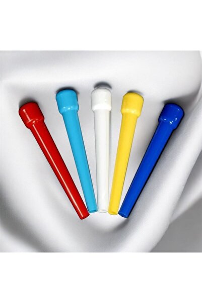 Rozen Nargile Sipsisi 5 Paket (200adet) Hijyenik Nargile Ağızlığı - Renkli Plastik Sipsi