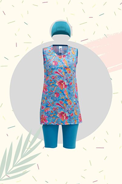 Ruko Maio 23141-5 Dječji kupaći kostim bez rukava, polu-hidžab