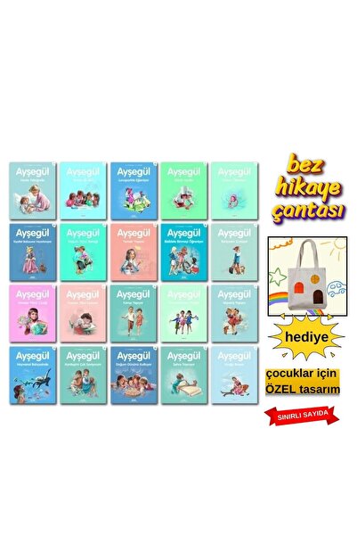 TÜRKİYE İŞ BANKASI KÜLTÜR YAYINLARI Ayşegül Serisi Ilk Okuma Karma 20 Kitap