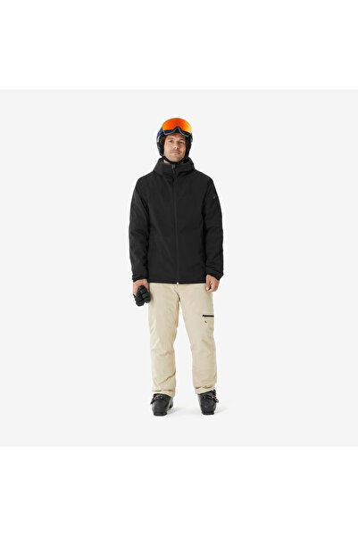 Decathlon Black Ski Jackets Mens Waterproof Jacket Decathlon Men's  Winter Jackets Wedze Ski