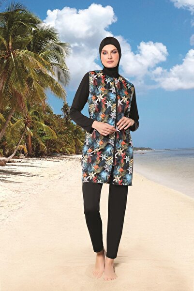 Ruko Maio 22148-3 0 طوق المظلة نسيج صغير ملابس السباحة الحجاب الكامل