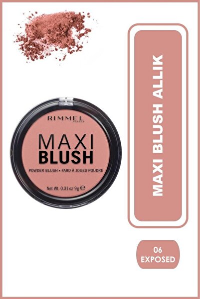Rimmel Maxı Blush Allık Exposed No:06