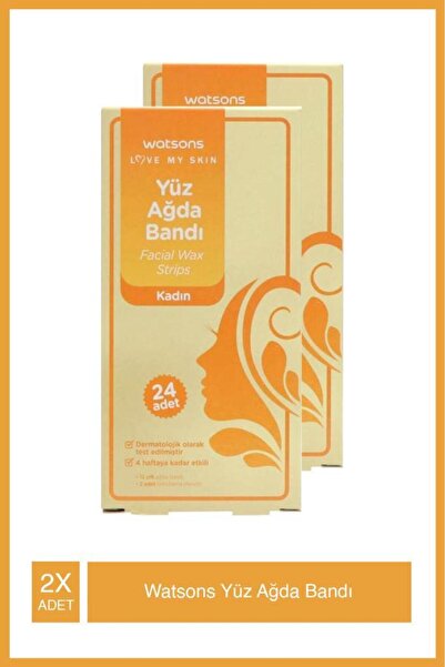 Watsons Kadın Yüz Ağda Bandı 24 Adet X2 Adet